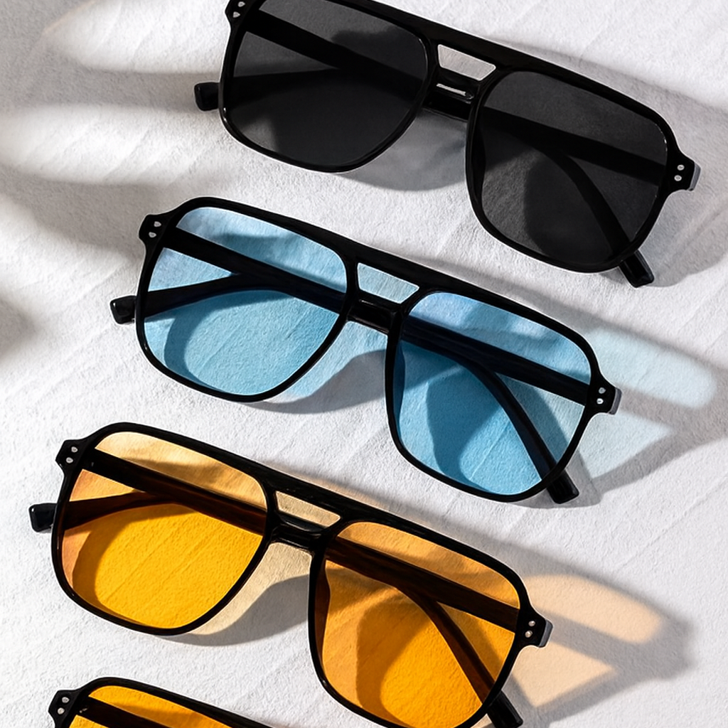 Óculos Retrô Ponte Dupla Rayon