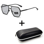 Óculos Hexagonal Metálico Lunare Chroma