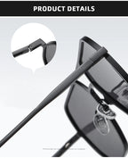 Óculos Hexagonal Metálico Lunare Chroma