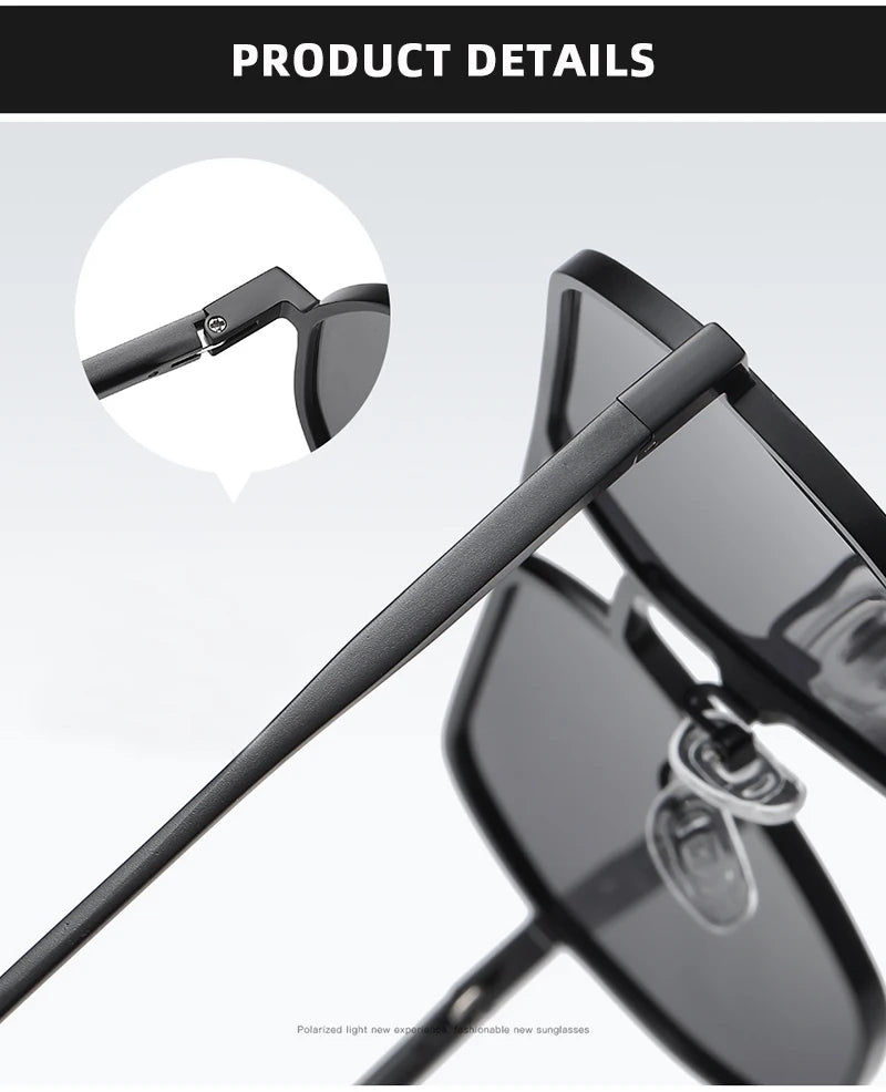 Óculos Hexagonal Metálico Lunare Chroma