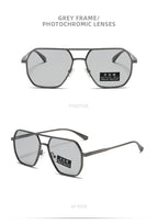 Óculos Hexagonal Metálico Lunare Chroma