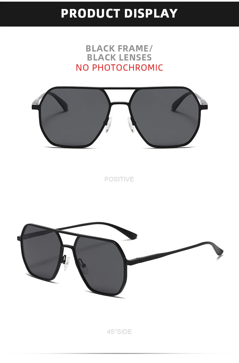 Óculos Hexagonal Metálico Lunare Chroma