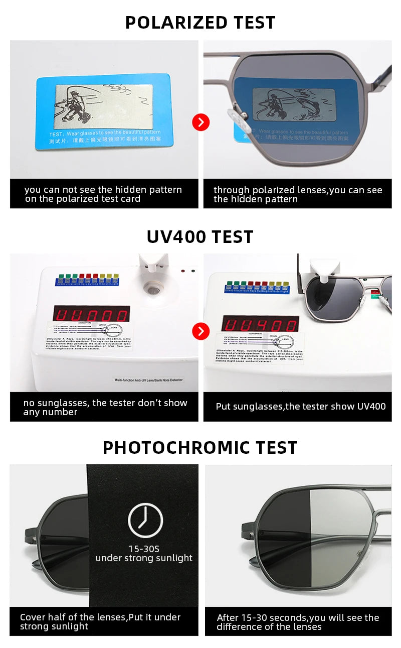 Óculos Hexagonal Metálico Lunare Chroma