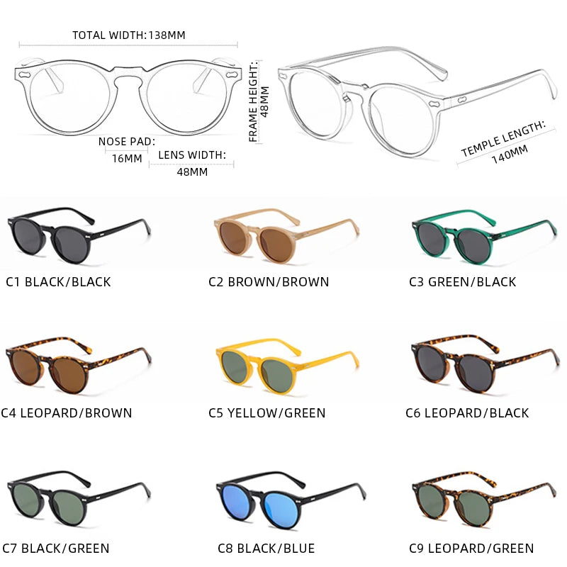 Óculos Redondo Retrô Lumen