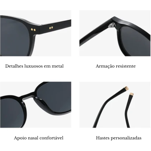 Óculos Quadrado Retrô Lunare Rebel