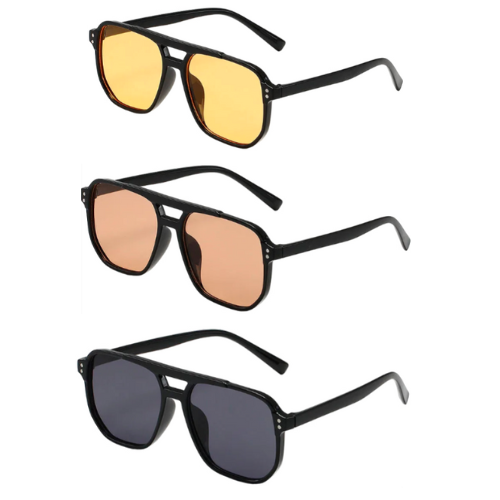 Óculos Retrô Ponte Dupla Rayon