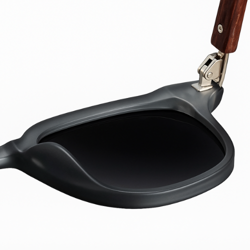 Óculos Retrô Madeira Lunare Terrano